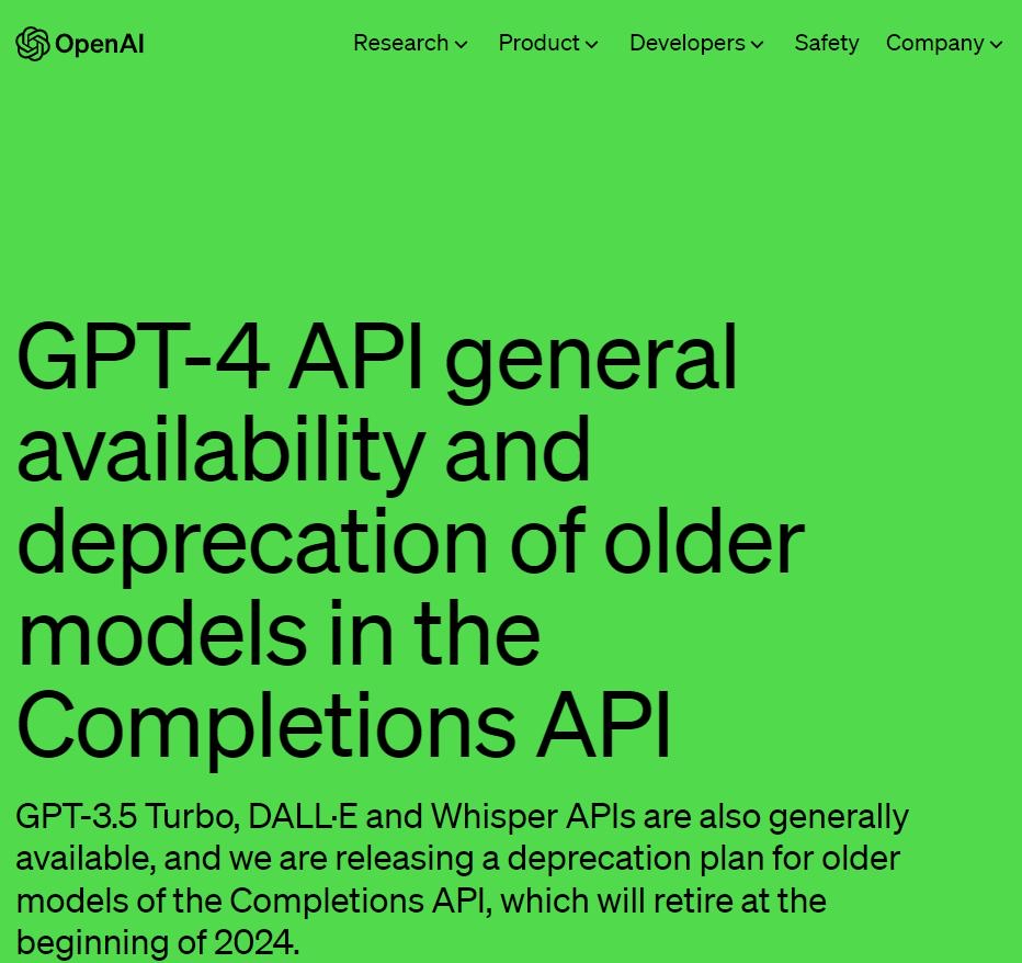 OpenAI放大招：GPT-4 API，全面开放使用！-开放智能